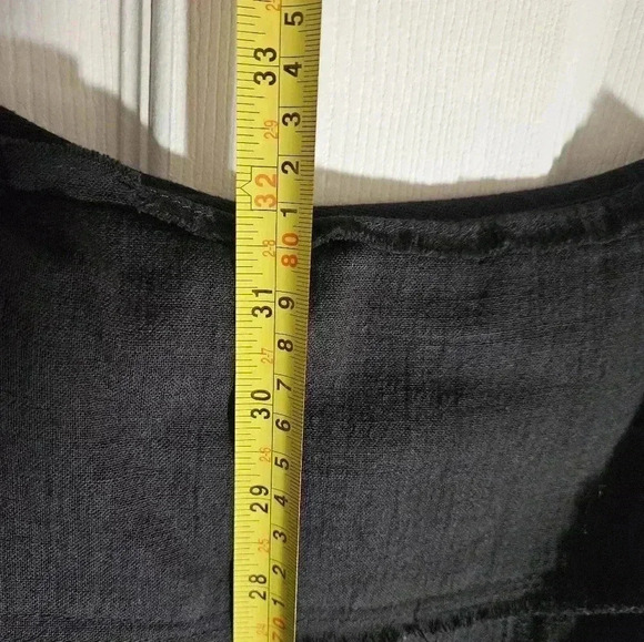 Liz Claiborne Black Flared Boho Gypsy Skirt Sz 14W - Picture 3 of 3